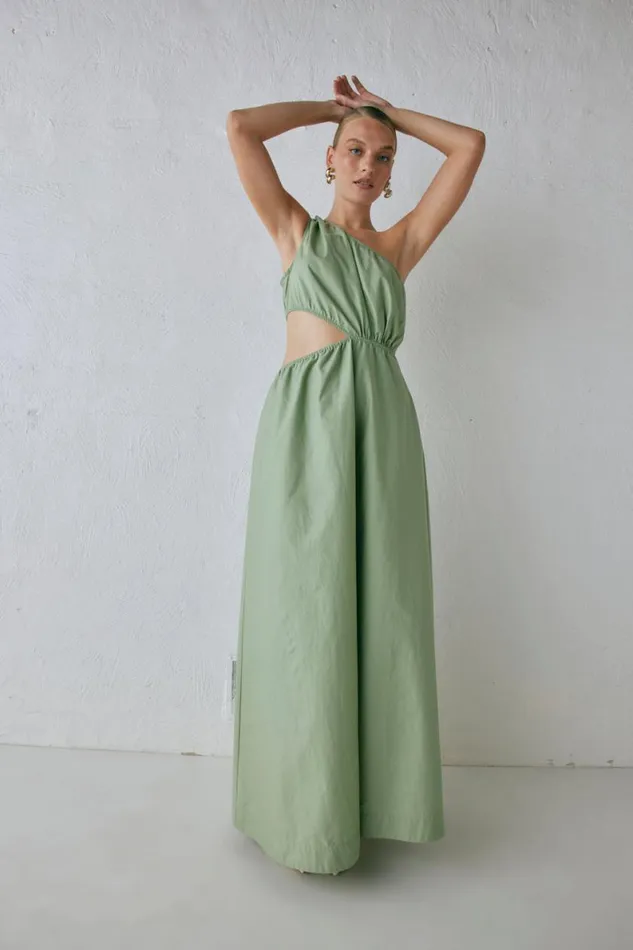 MidiMaxi Dresses Women VRG GRL Daisy Maxi Dress Sage MidiMaxi Dresses Women VRG GRL Daisy Maxi Dress Sage