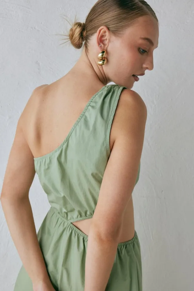 MidiMaxi Dresses Women VRG GRL Daisy Maxi Dress Sage MidiMaxi Dresses Women VRG GRL Daisy Maxi Dress Sage