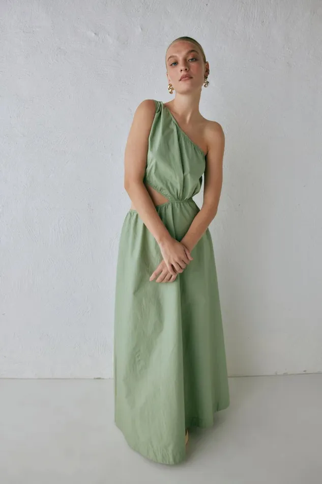 MidiMaxi Dresses Women VRG GRL Daisy Maxi Dress Sage MidiMaxi Dresses Women VRG GRL Daisy Maxi Dress Sage
