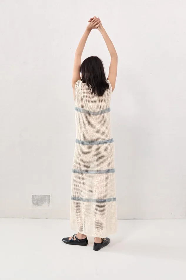 MidiMaxi Dresses Women VRG GRL Elea Knit Maxi Dress Stripe MidiMaxi Dresses Women VRG GRL Elea Knit Maxi Dress Stripe