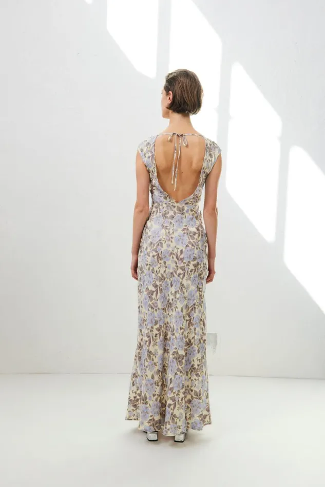 MidiMaxi Dresses Women VRG GRL Paris In The 90039s Bias Cut Maxi Dress Floral MidiMaxi Dresses Women VRG GRL Paris In The 90039s Bias Cut Maxi Dress Floral