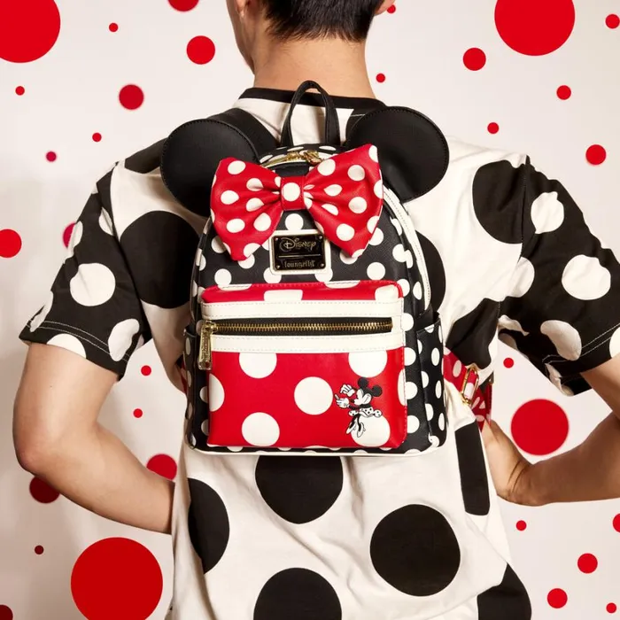 Minnie Mouse Rocks The Dots Classic Mini Backpack Unisex Loungefly Backpacks Minnie Mouse Rocks The Dots Classic Mini Backpack Unisex Loungefly Backpacks