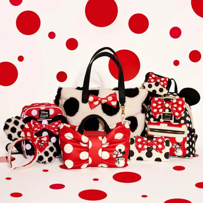 Minnie Mouse Rocks The Dots Classic Mini Backpack Unisex Loungefly Backpacks Minnie Mouse Rocks The Dots Classic Mini Backpack Unisex Loungefly Backpacks
