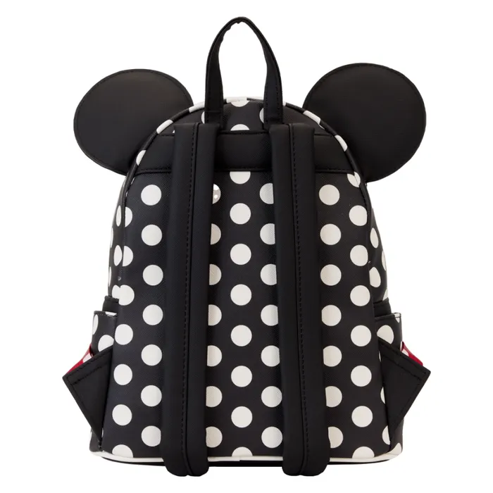 Minnie Mouse Rocks The Dots Classic Mini Backpack Unisex Loungefly Backpacks Minnie Mouse Rocks The Dots Classic Mini Backpack Unisex Loungefly Backpacks