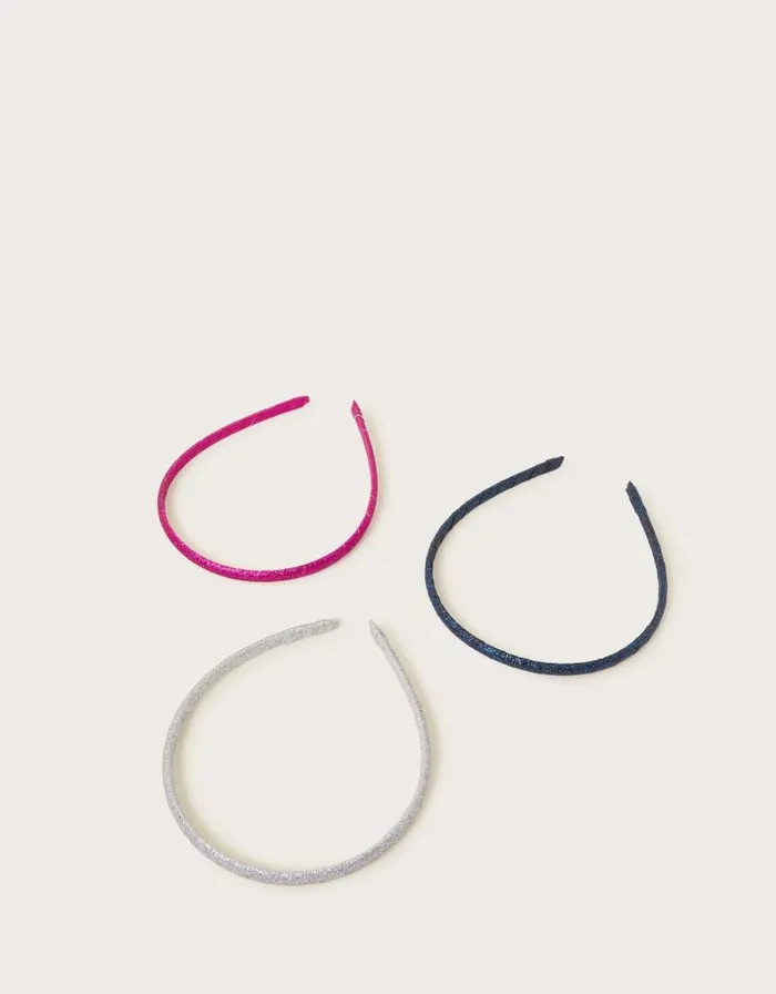 Monsoon 3Pack Rainbow Headbands Children Girls039 Hair Accessories