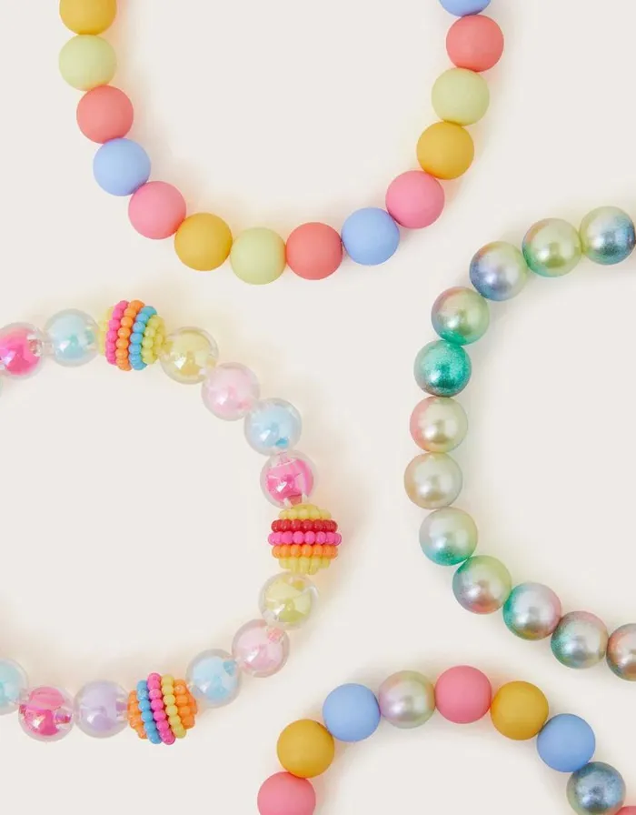 Monsoon 4Pack Beaded Bracelets Children Girls039 Jewellery Monsoon 4Pack Beaded Bracelets Children Girls039 Jewellery