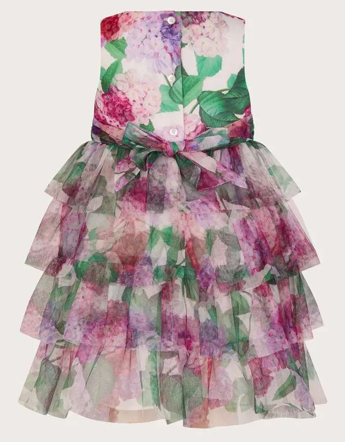 Monsoon Baby Hydrangea Ruffle Dress Pink Children Dresses Monsoon Baby Hydrangea Ruffle Dress Pink Children Dresses