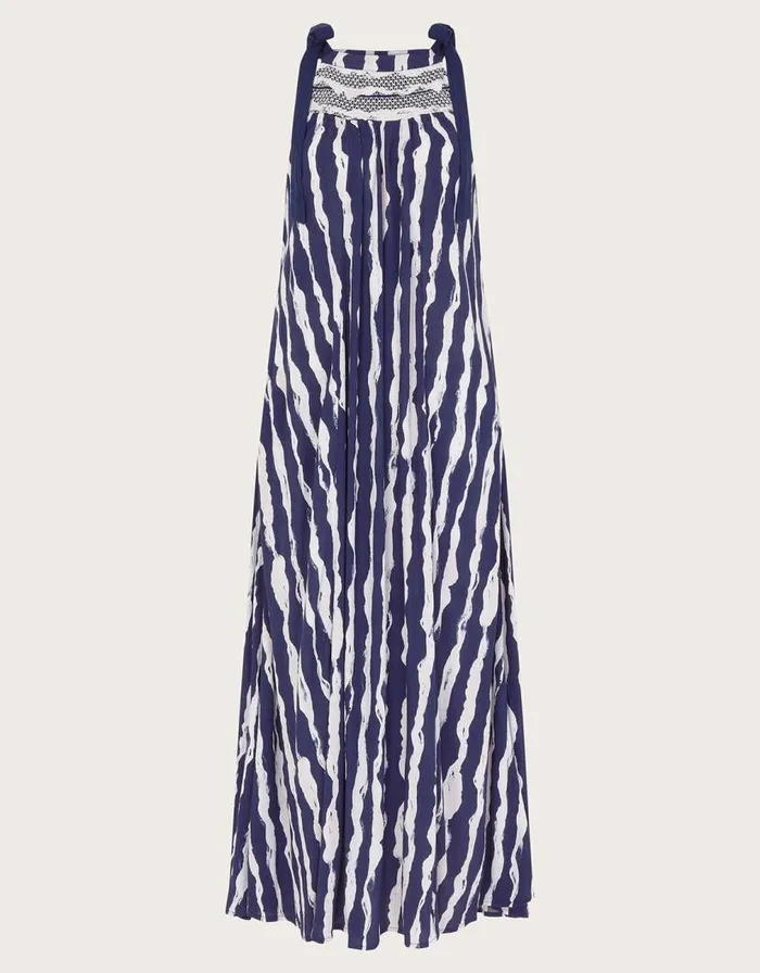 Monsoon Caity Stripe Dress Blue Women Casualwear Monsoon Caity Stripe Dress Blue Women Casualwear