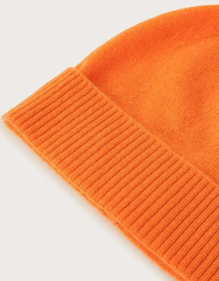 Monsoon Coni Cashmere Beanie Hat Orange Women Hats Monsoon Coni Cashmere Beanie Hat Orange Women Hats