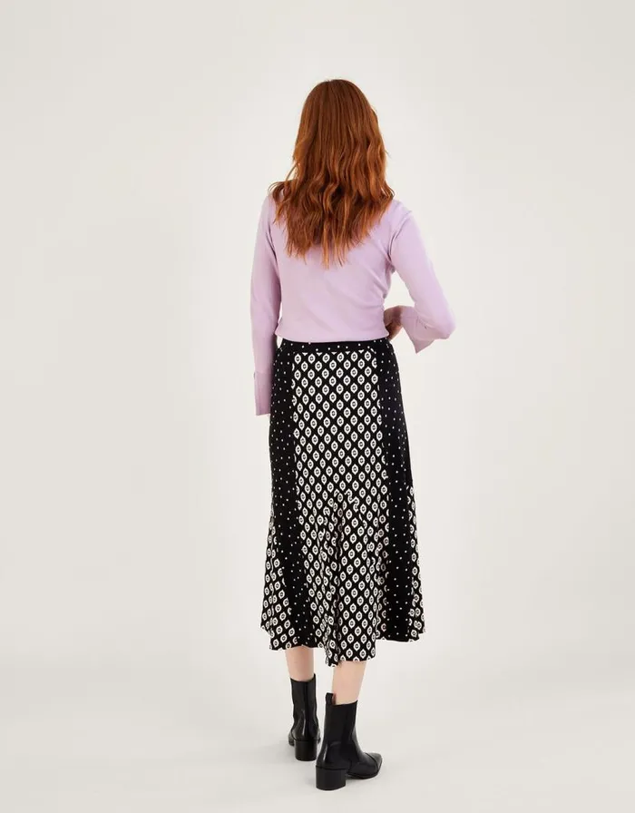 Monsoon CutOut Ribbed Jumper With LENZING ECOVERO Purple Women Knitwear
