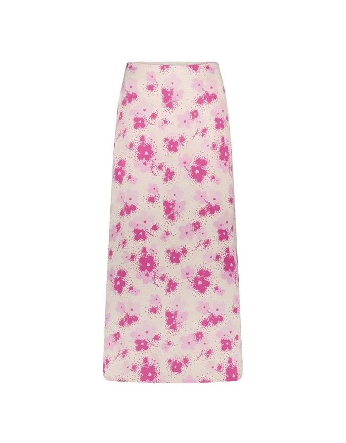 Monsoon Fabienne Chapot Floral Print Skirt Pink Women Skirts