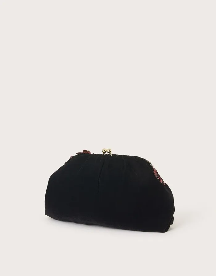 Monsoon Flo Floral Embellished Clutch Bag Women Bags and Purses Monsoon Flo Floral Embellished Clutch Bag Women Bags and Purses