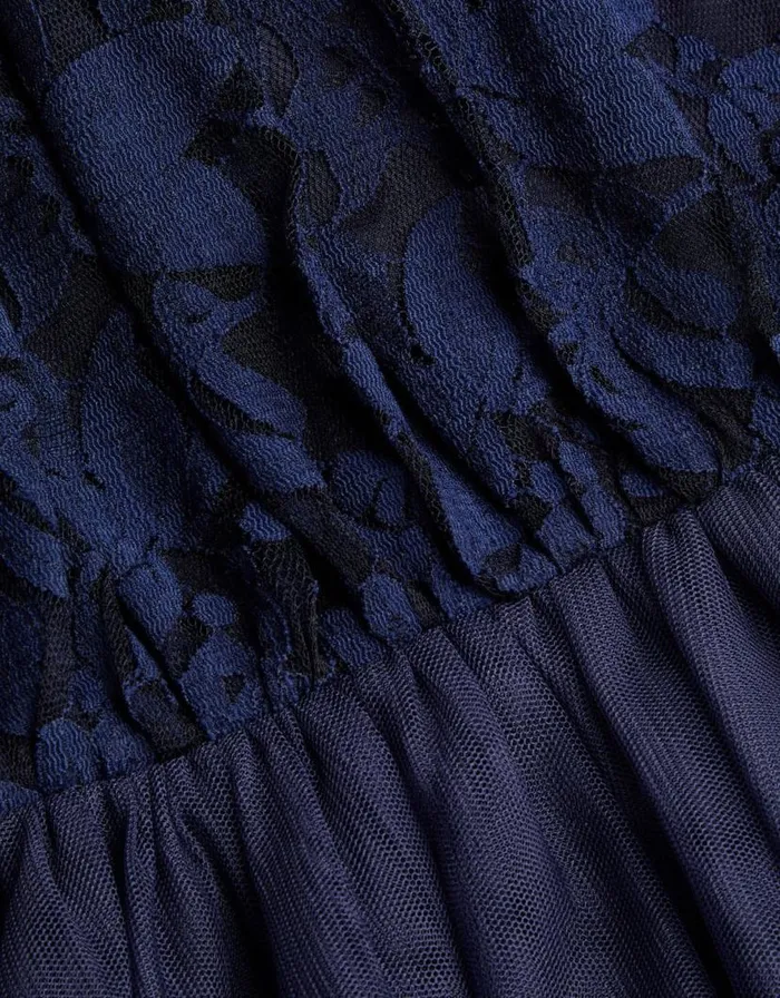 Monsoon Hayley Halter Lace Prom Dress Blue Children Dresses Monsoon Hayley Halter Lace Prom Dress Blue Children Dresses