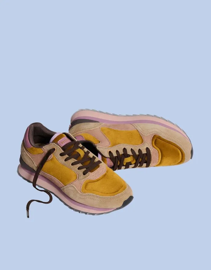 Monsoon Hoff Reykjavik Trainers Brown Women Flats
