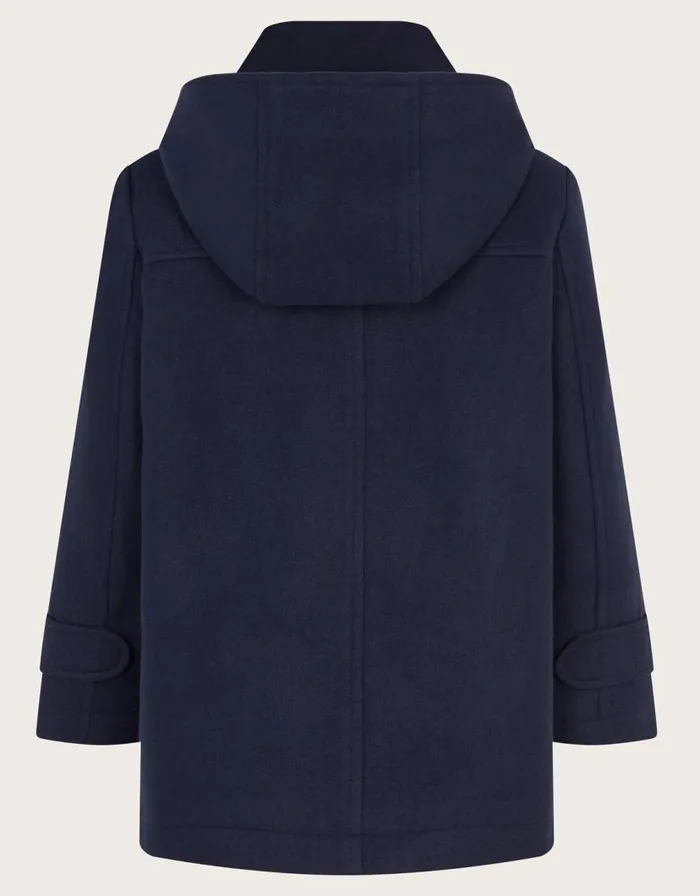 Monsoon Hooded Duffle Coat Blue Children Coats and Jackets Monsoon Hooded Duffle Coat Blue Children Coats and Jackets