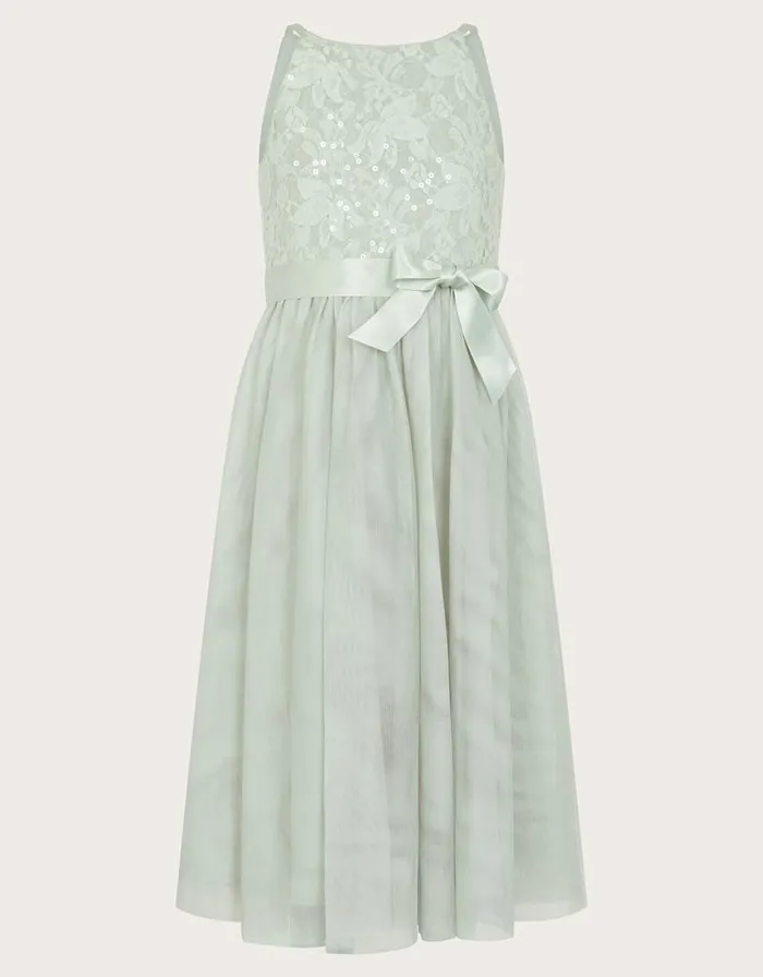 Monsoon Lacey Sequin Truth Dress Green Children Dresses Monsoon Lacey Sequin Truth Dress Green Children Dresses