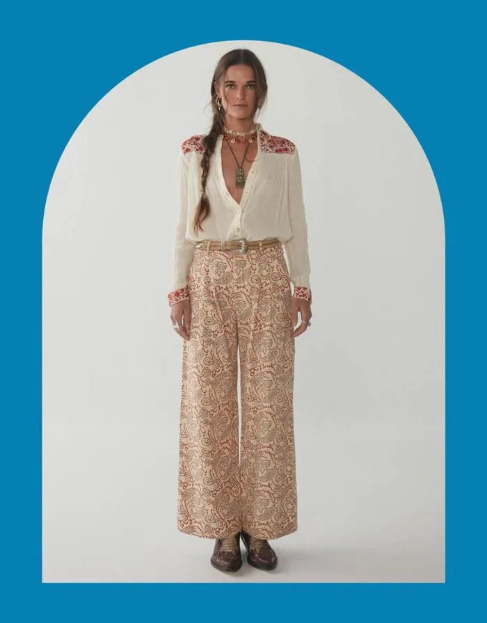Monsoon Maison Hotel WideLeg Trousers Cream Women Trousers and Jeans