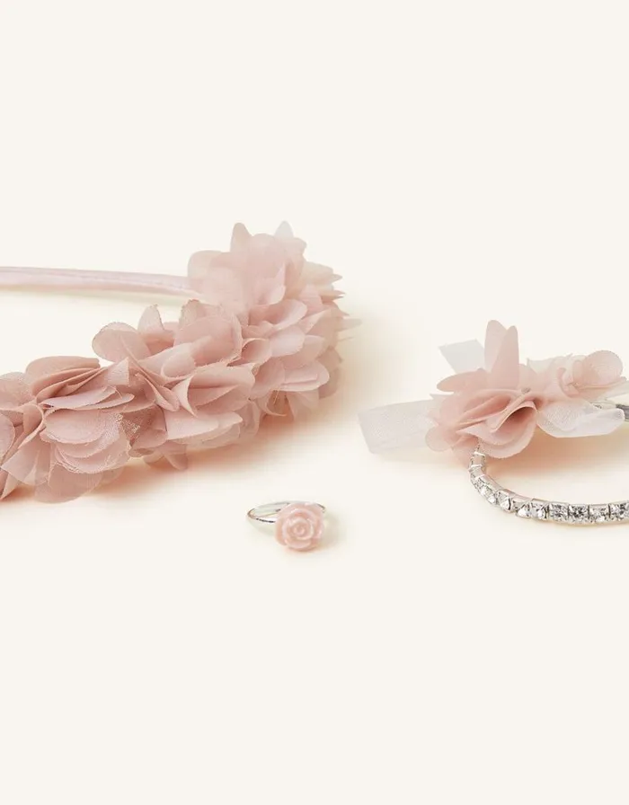 Monsoon Ruffle Bridesmaid Accessory Set Children Girls039 Hair Accessories Monsoon Ruffle Bridesmaid Accessory Set Children Girls039 Hair Accessories