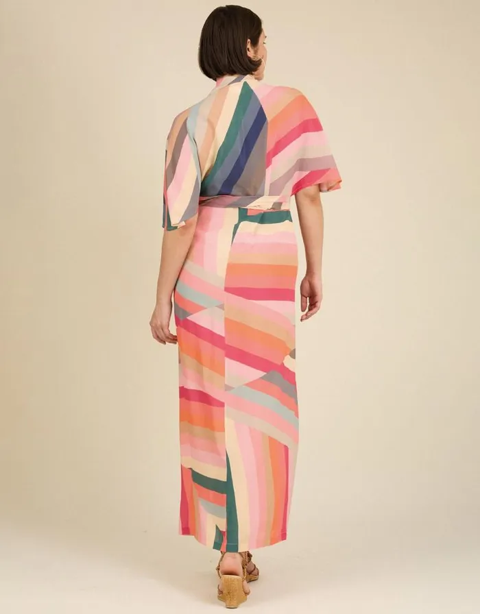 Monsoon Tallulah And Hope LongerLength Stripe Dress Multi Women Occasionwear