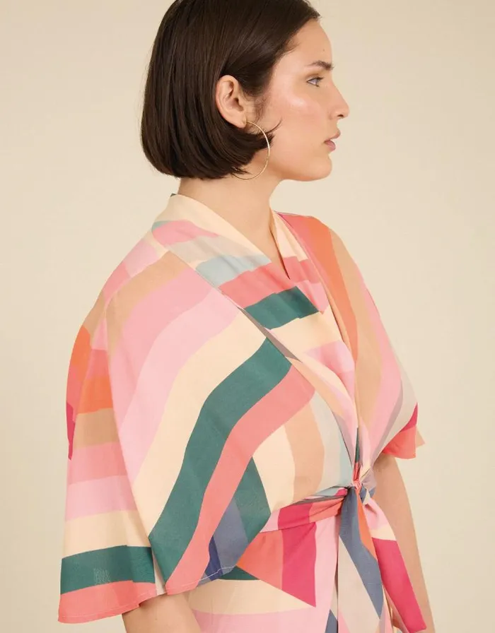 Monsoon Tallulah And Hope LongerLength Stripe Dress Multi Women Occasionwear