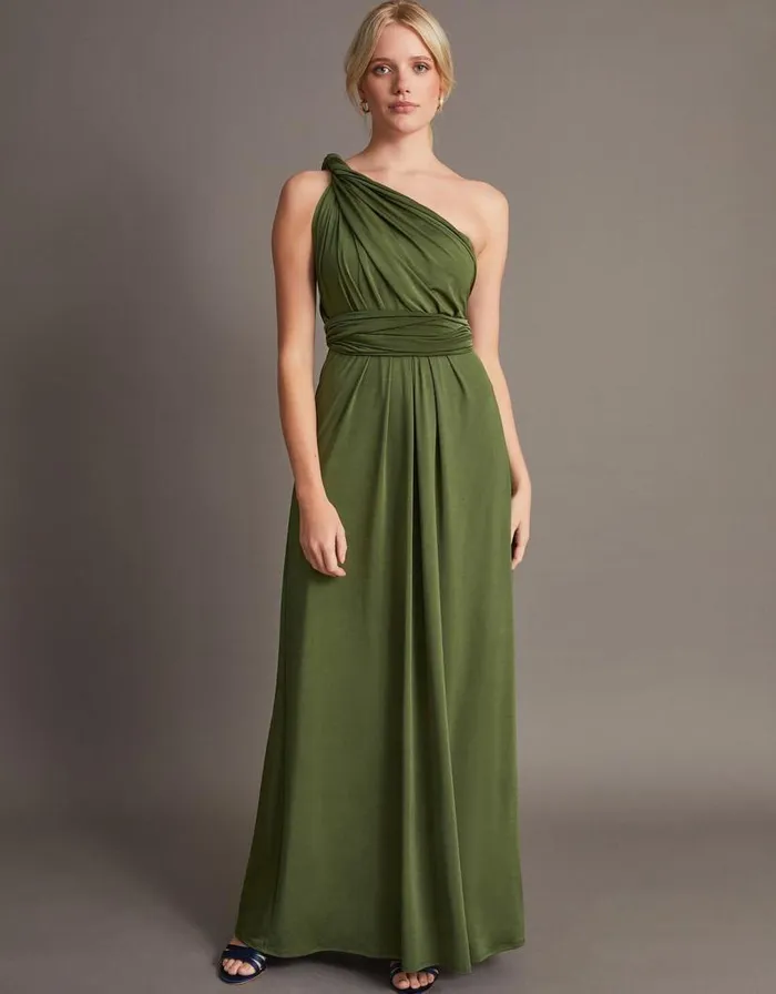 Monsoon Thea Multiway Bridesmaid Dress Green Women Occasion Dresses