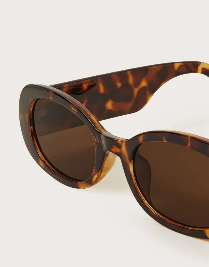 Monsoon Tortoiseshell Print Chunky Rectangle Sunglasses Women Sunglasses Monsoon Tortoiseshell Print Chunky Rectangle Sunglasses Women Sunglasses