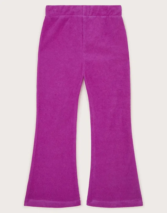 Monsoon Towelling Flared Trousers Pink Children Casualwear Collection Monsoon Towelling Flared Trousers Pink Children Casualwear Collection