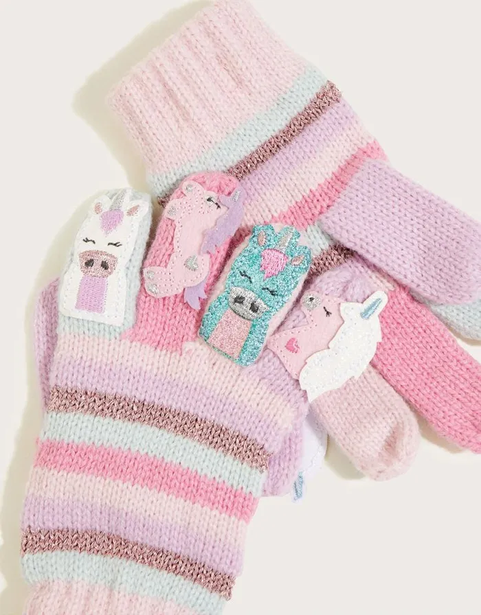 Monsoon Unicorn Novelty Gloves Multi Children Hats and Sunglasses Monsoon Unicorn Novelty Gloves Multi Children Hats and Sunglasses