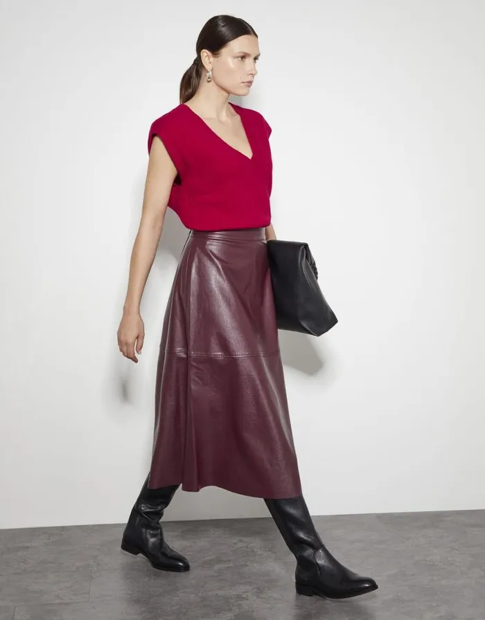 Monsoon Zuri Zip Detail Knit Tabard Red Women Knitwear Monsoon Zuri Zip Detail Knit Tabard Red Women Knitwear