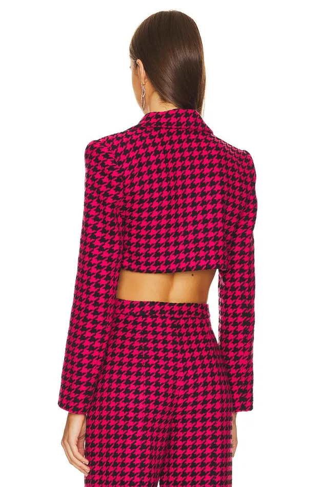 Nadja Cropped Jacket Black and Pink Women Lovers and Friends Jackets and Coats