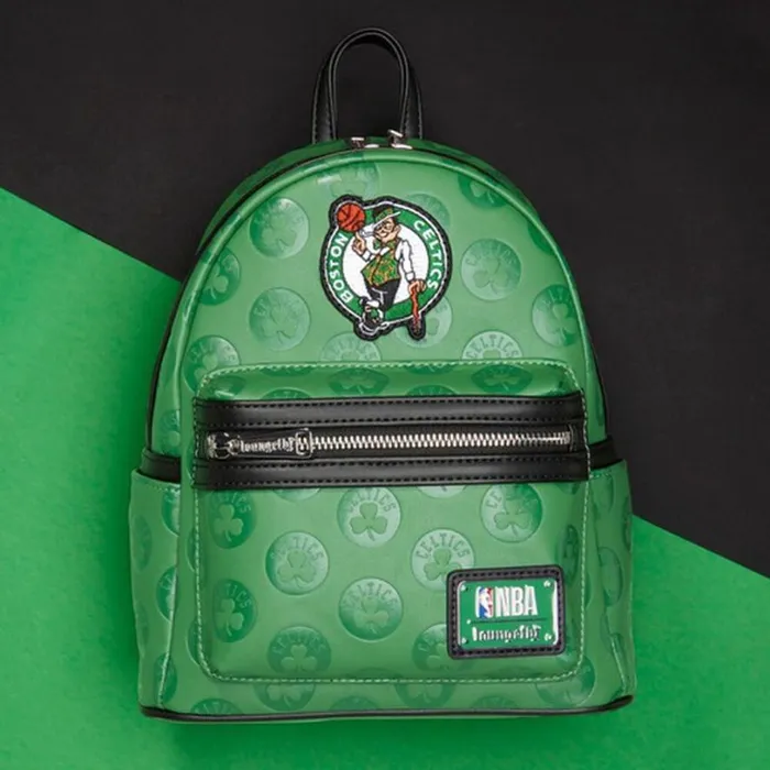 NBA Boston Celtics Logo Mini Backpack Unisex Loungefly Backpacks
