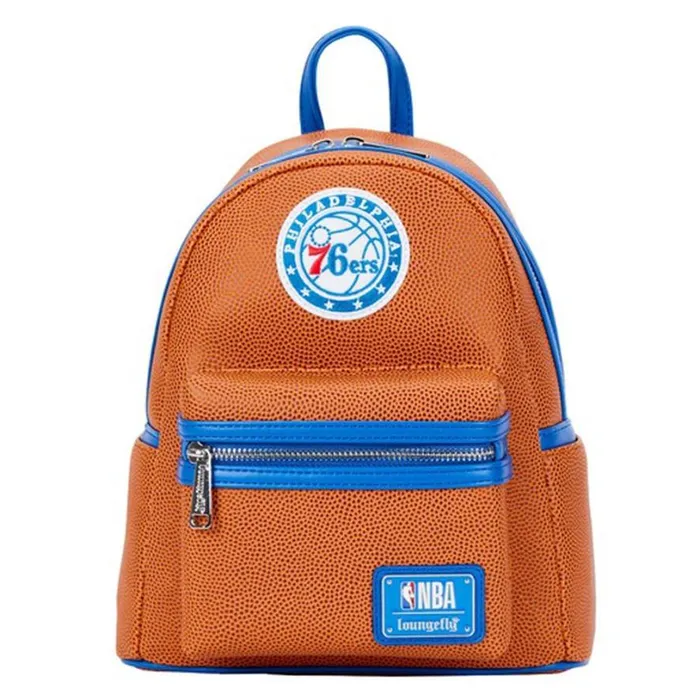 NBA Philadelphia 76ers Basketball Logo Mini Backpack Unisex Loungefly Backpacks NBA Philadelphia 76ers Basketball Logo Mini Backpack Unisex Loungefly Backpacks