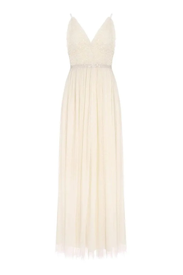 Needle and Thread Aurelia Bodice Cami Gown Champagne Women Embellished Dresses