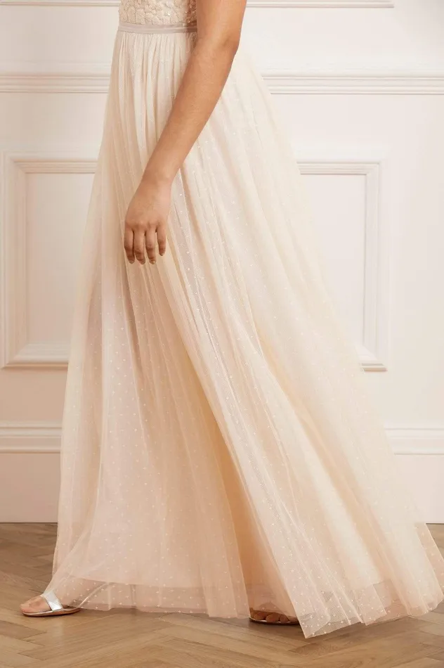 Needle and Thread Aurelia Bodice Cami Gown Champagne Women Embellished Dresses