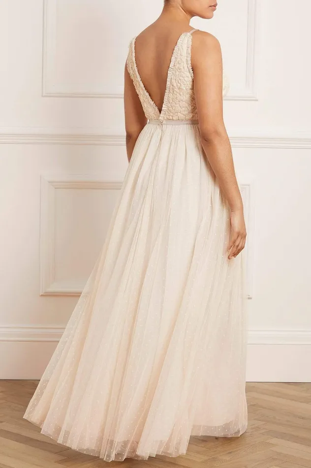 Needle and Thread Aurelia Bodice Cami Gown Champagne Women Embellished Dresses