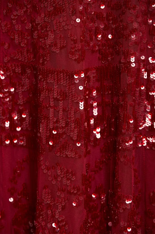 Needle and Thread Aurora Ballerina Dress Red Women Embellished Dresses