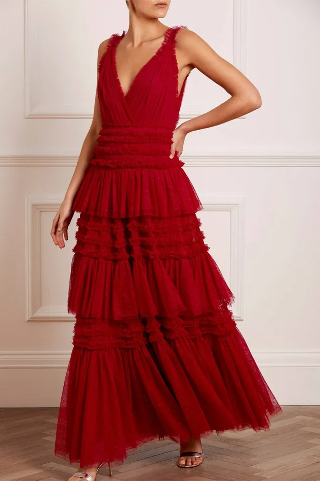 Needle and Thread Candice Gown Red Women Exclusives