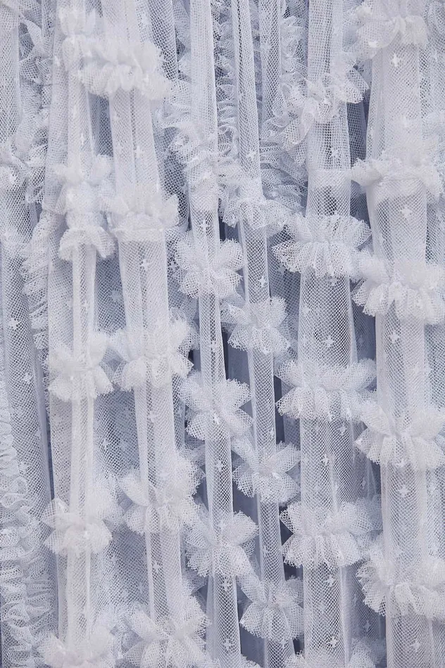 Needle and Thread Florence Ruffle Ankle Skirt Blue Women Skirts