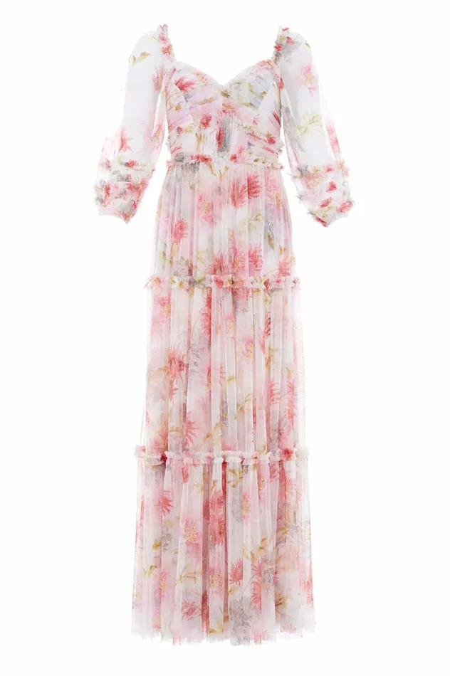 Needle and Thread Hummingbird Iris Bloom Gown Multi Women Printed Dresses Needle and Thread Hummingbird Iris Bloom Gown Multi Women Printed Dresses
