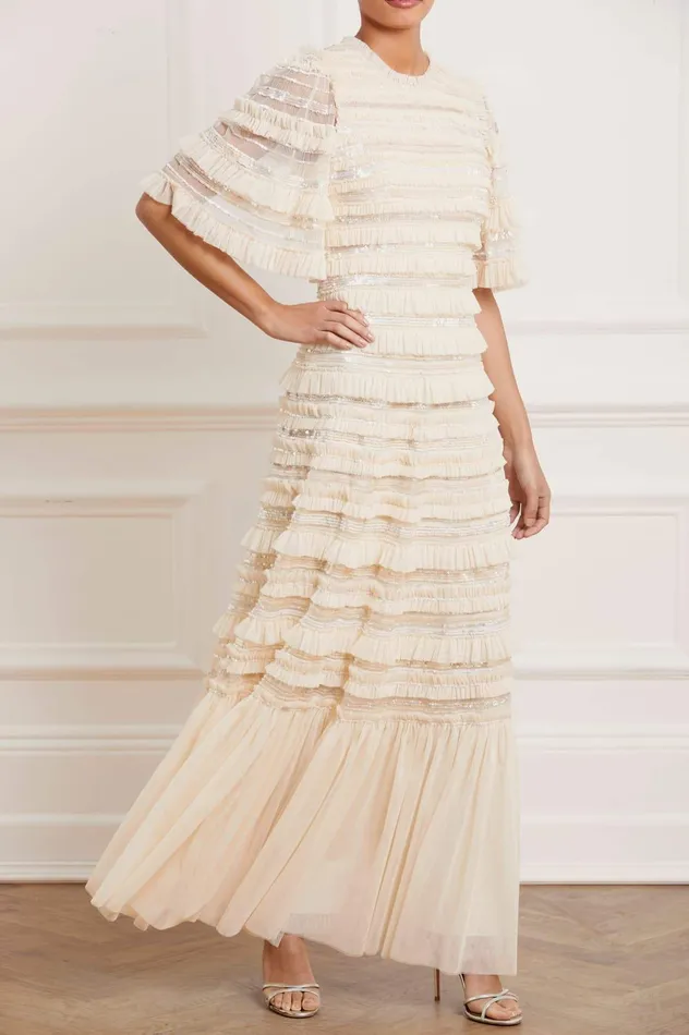 Needle and Thread Nancy Frill Gown Champagne Women Embellished Dresses