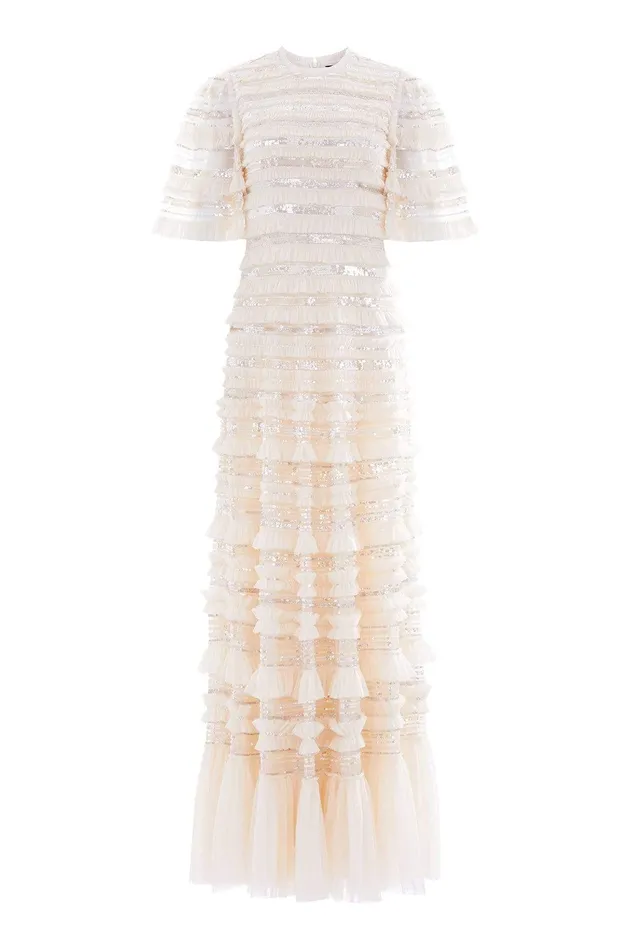 Needle and Thread Nancy Frill Gown Champagne Women Embellished Dresses