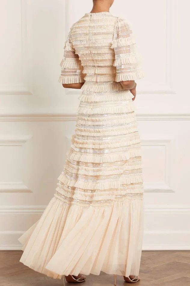 Needle and Thread Nancy Frill Gown Champagne Women Embellished Dresses