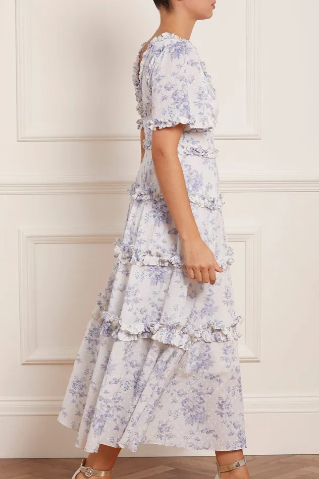 Needle and Thread Rambling Roses Cotton Ankle Gown Multi Women Day Dresses