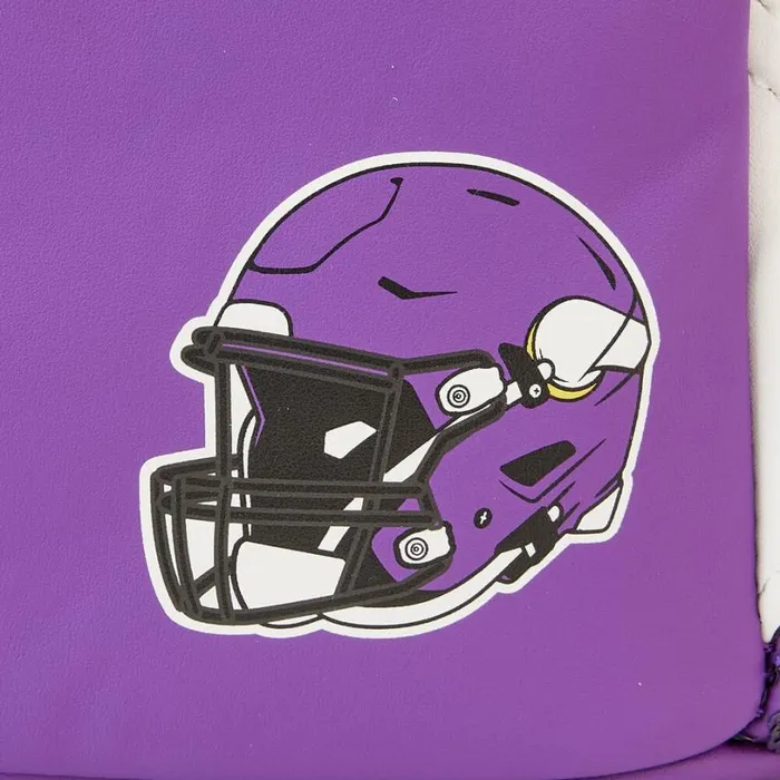 NFL Minnesota Vikings Sequin Mini Backpack Unisex Loungefly Backpacks NFL Minnesota Vikings Sequin Mini Backpack Unisex Loungefly Backpacks
