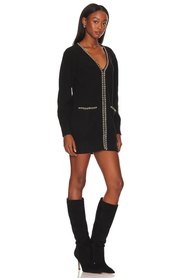 Norina Cardigan Dress Black Women Lovers and Friends Dresses