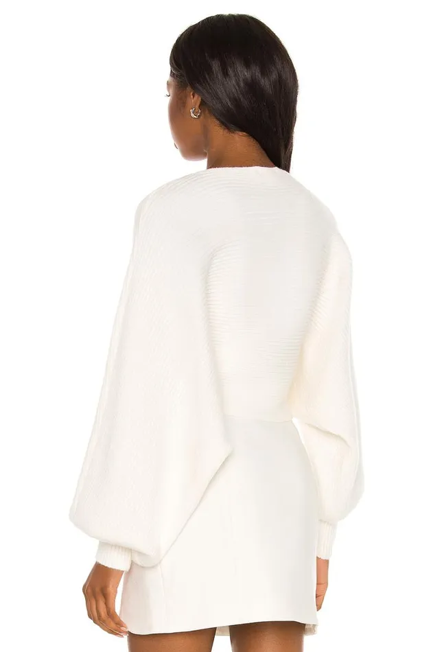 Olivia Off Shoulder Sweater White Women Lovers and Friends Sweaters and Knits