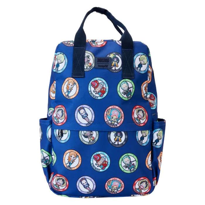One Piece 25th Anniversary Straw Hat Pirates AllOver Print Nylon FullSize Backpack Unisex Loungefly Backpacks One Piece 25th Anniversary Straw Hat Pirates AllOver Print Nylon FullSize Backpack Unisex Loungefly Backpacks