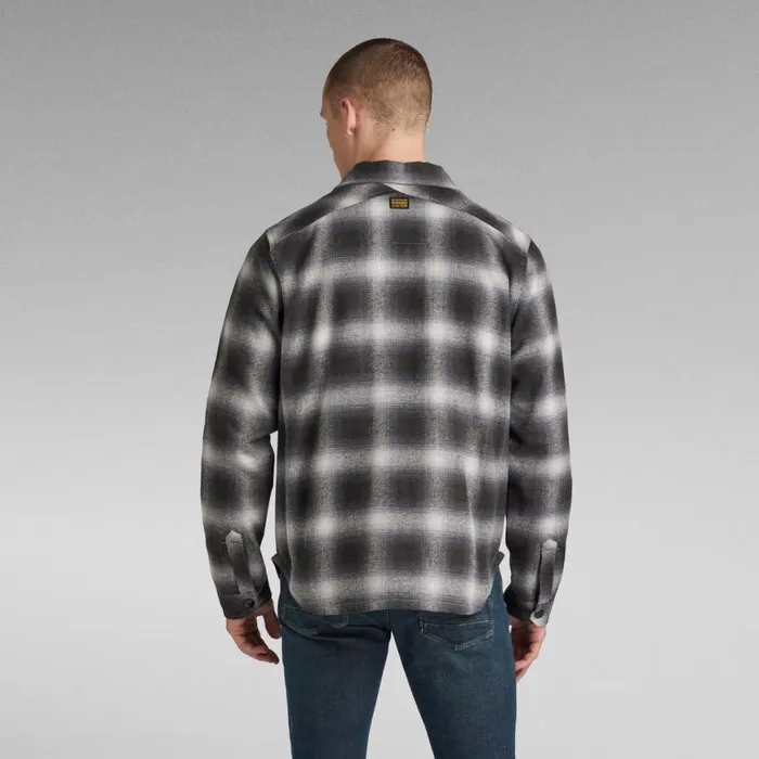 Overshirts Men GStar RAW Check Overshirt Raven Blur Check