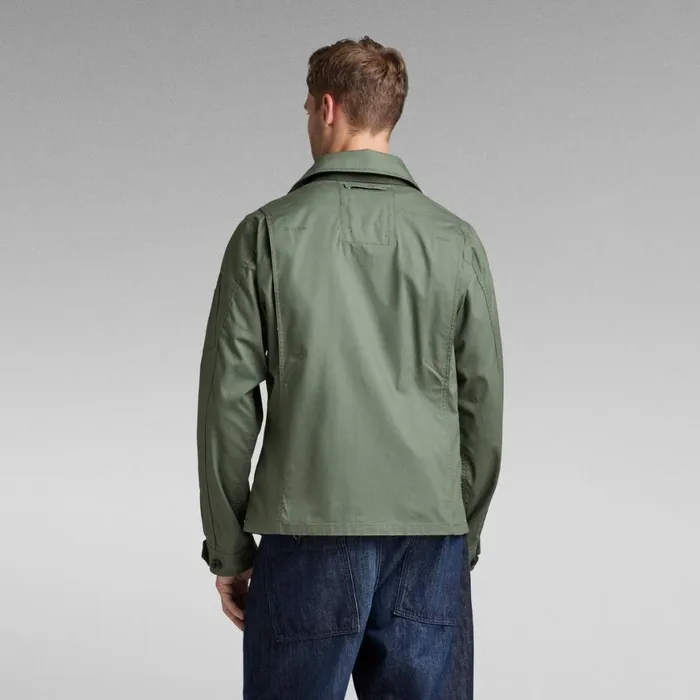 Overshirts Men GStar RAW High Collar Overshirt Light Hunter
