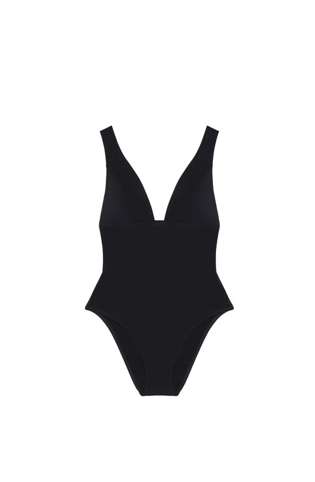 Pain De Sucre Onepiece Swimsuits Women Avany Black